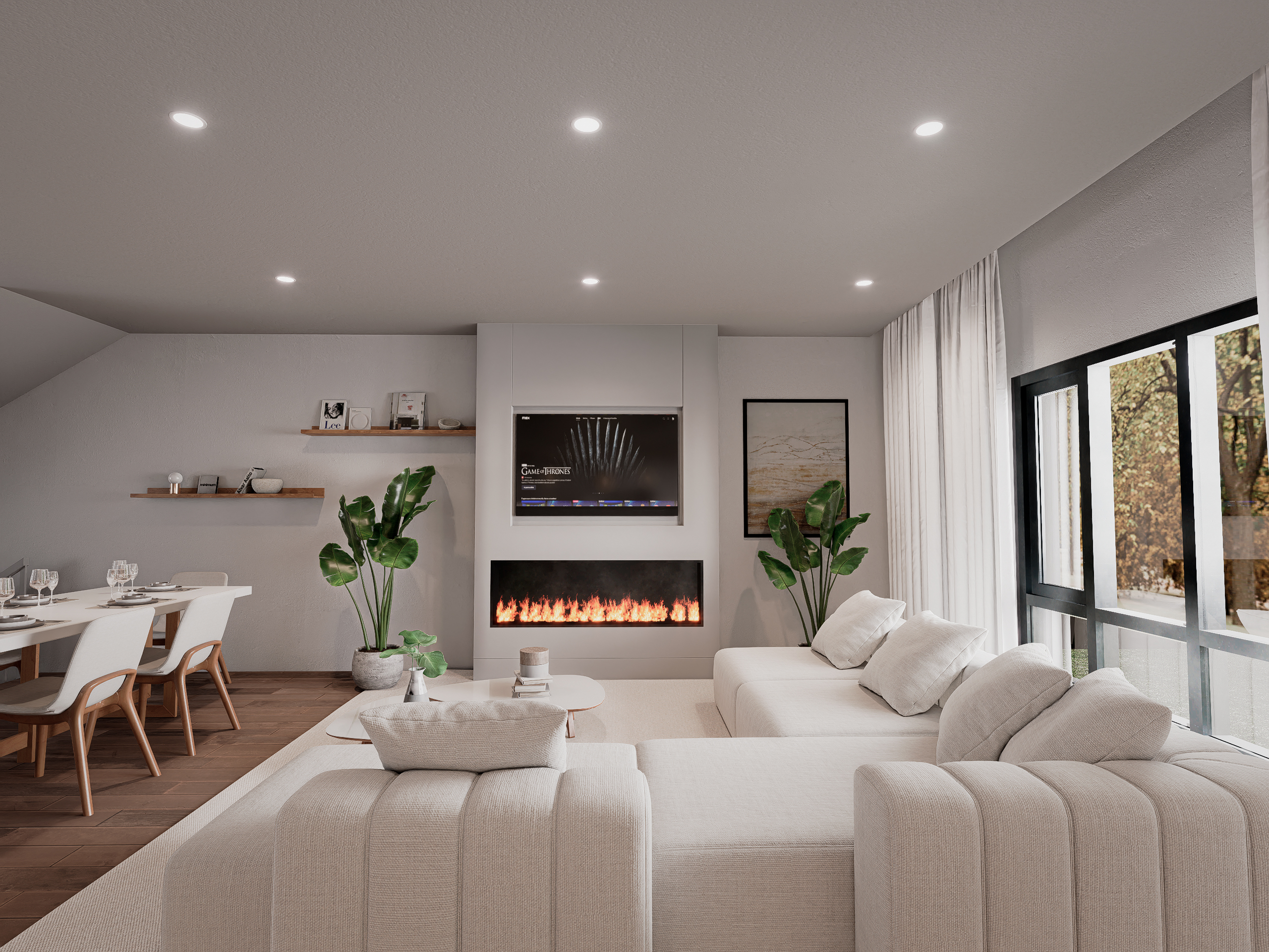 Eldorado Estates Living Room Rendering